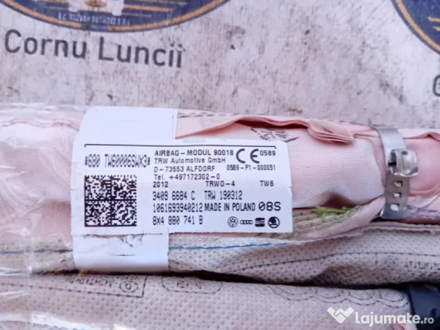 Airbag cortina stanga Audi A1 2011