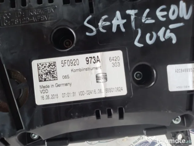 Ceasuri Bord UK Seat Leon Motorina 2015