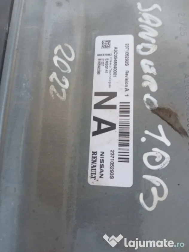 Calculator motor Dacia Sandero 1.0 Benzina