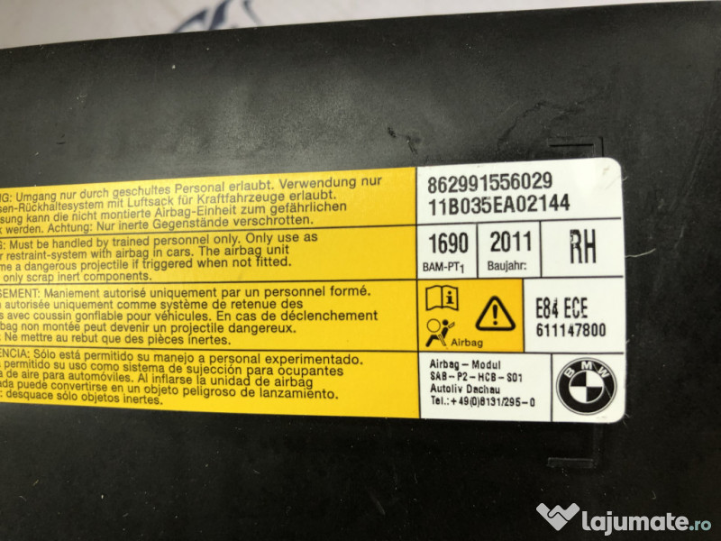 Airbag scaun dreapta fata BMW E60 2011