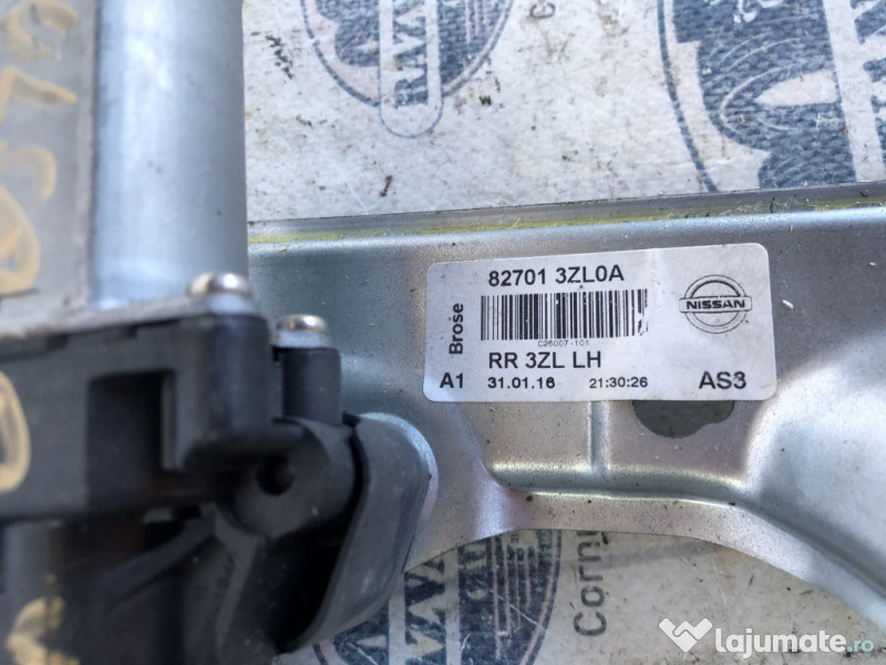 Macara geam stanga spate Nissan Pulsar 2016