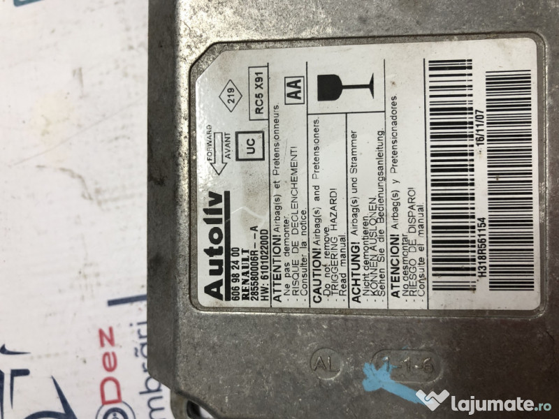 Modul airbag Renault Laguna 3 2009