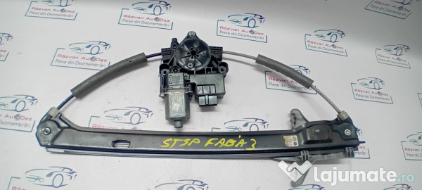 Macara geam stanga spate Skoda Fabia 3 2016