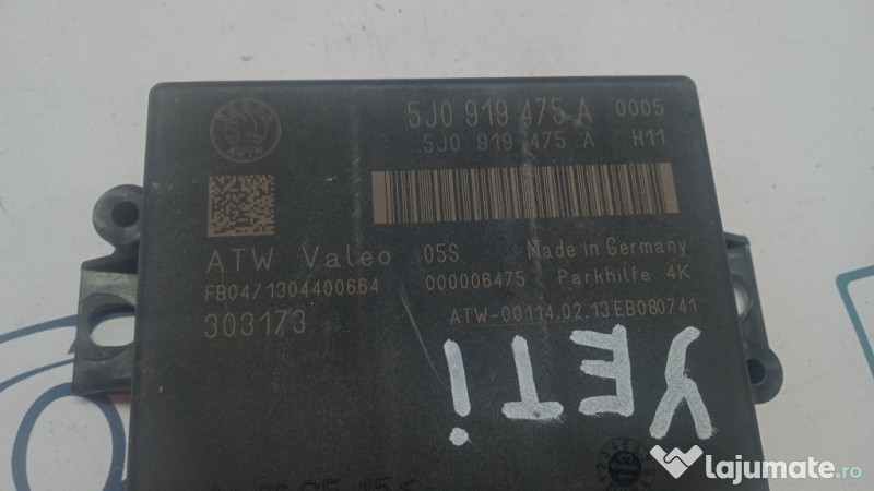 Modul Senzori Parcare Skoda Yeti 2013
