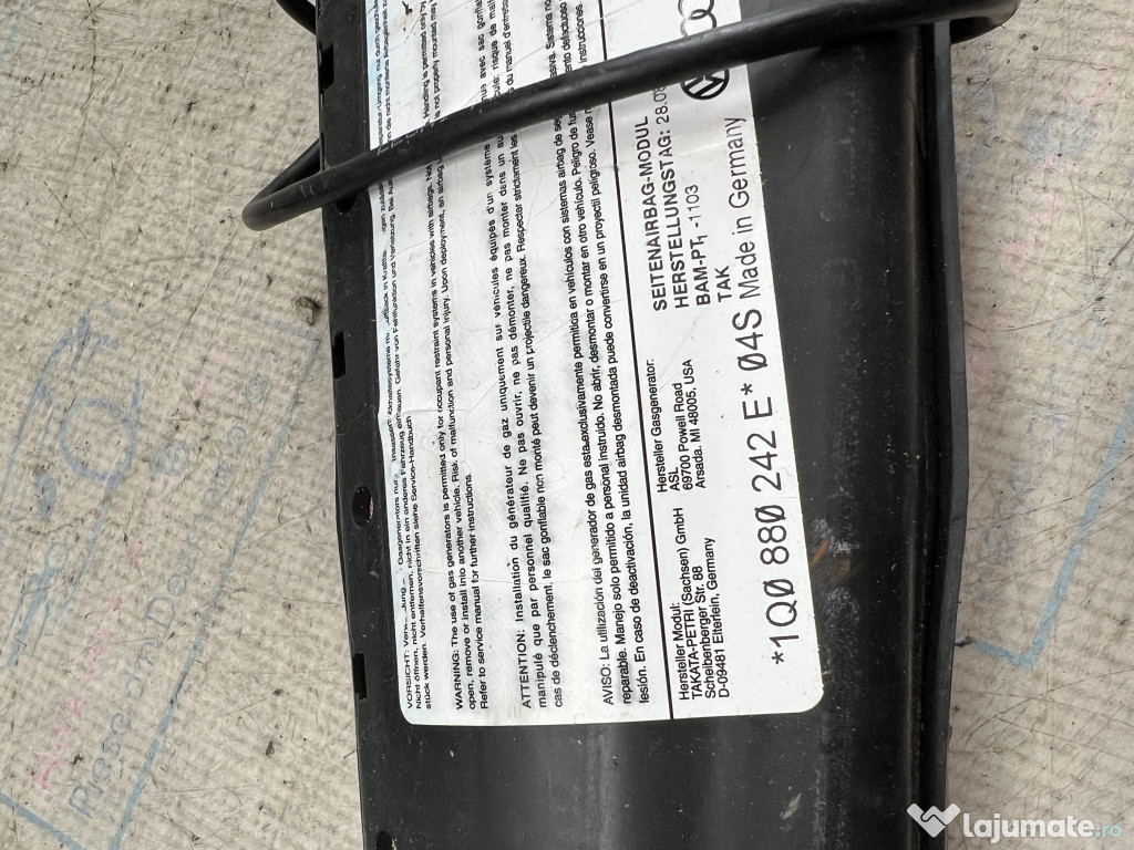 Airbag scaun dreapta fata Volkswagen Eos 2008