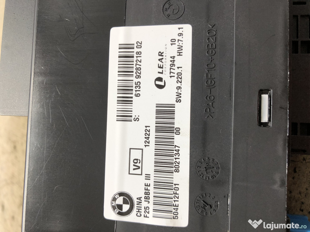 Modul BCM BMW X3 F25 2.0 Motorina 2015
