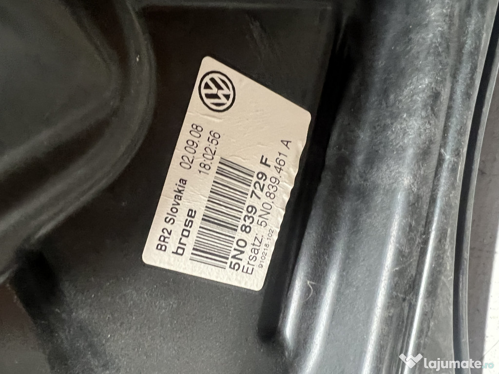 Macara geam stanga spate Volkswagen Tiguan 2008