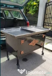 Plita din metal pe gaz 