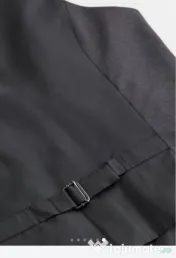 Vestă de costum Slim Fit H&M gri, mărime 36 (S/M) 