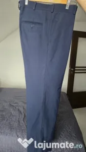 Costum barbati bleumarin 