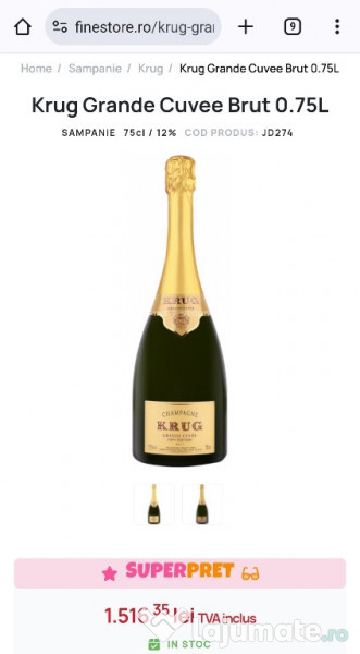 Sampanie Dom Perignon Vintage 2013