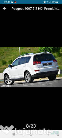 Peugeot 4007 an 2010 motorina