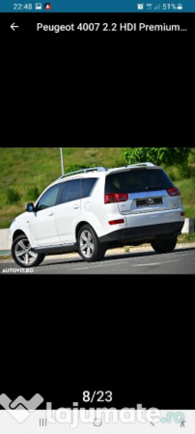 Peugeot 4007 an 2010 motorina
