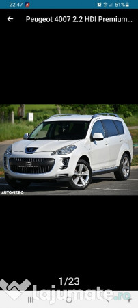 Peugeot 4007 an 2010 motorina