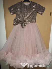Rochie de ocazie pentru fete cu volane SELENA - Mon bebe (9 - 10 ani)