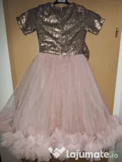 Rochie de ocazie pentru fete cu volane SELENA - Mon bebe (9 - 10 ani) 