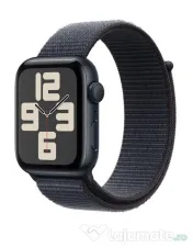 Apple Watch SE 2024,GPS,Midnight Alum, 44mm, Ink Sport 