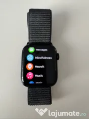 Apple Watch SE 2024,GPS,Midnight Alum, 44mm, Ink Sport 