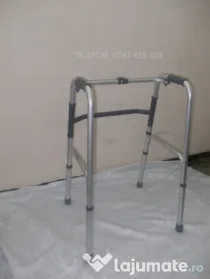 Cadru ajutor mers,Pliabil,Reglabil,Aluminiu,dizabilitati handicap,senior batrani