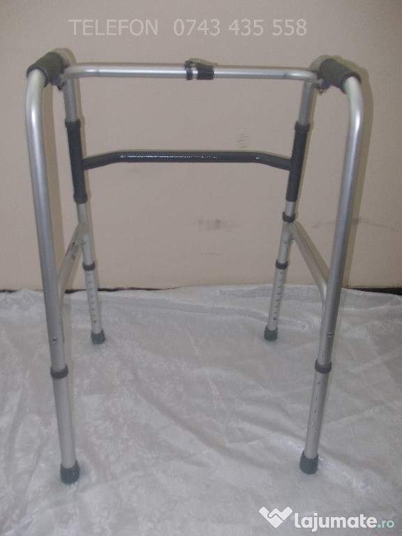 Cadru ajutor mers,Pliabil,Reglabil,Aluminiu,dizabilitati handicap,senior batrani