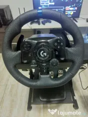 Volan Logitech g923+pedale+schimbator+suport