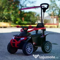 ATV electric cu maner 4 in 1, Kinderauto Hercules 35W 6V, RC #RED