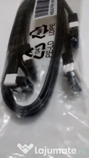 Set 2 x cablu date sata 3 Asus SATA 3.0 6Gb/s negre hdd,ssd 