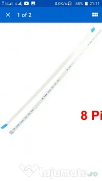 Cablu plat pamblica 8 pini