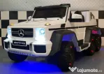 Masina electrica cu Telecomanda Mercedes G63 6x6 Premium ALB