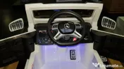 Masina electrica cu Telecomanda Mercedes G63 6x6 Premium ALB 