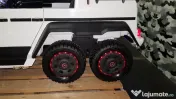 Masina electrica cu Telecomanda Mercedes G63 6x6 Premium ALB 