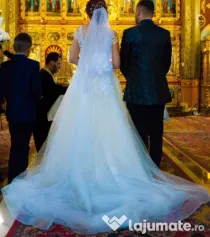 Rochie Mireasa cu trena detașabilă