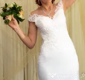 Rochie Mireasa cu trena detașabilă 