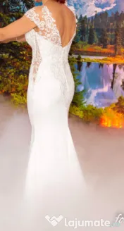 Rochie Mireasa cu trena detașabilă 