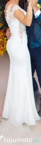Rochie Mireasa cu trena detașabilă 