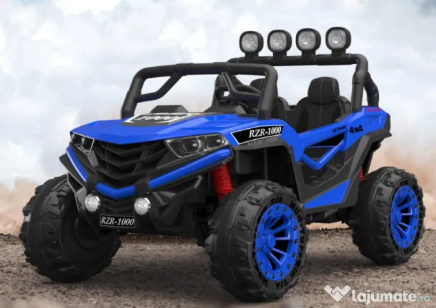 UTV electric pentru 2 copii Kinderauto BJ908 4x 45W 12V BLUE