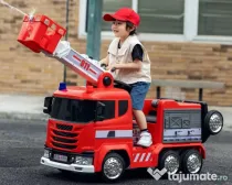 Masinuta electrica de pompieri Kinderauto B911, 140W, 12V-10Ah