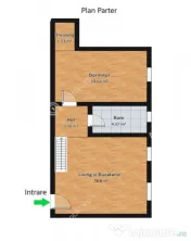Apartament cu 3 camere 2 bai situat in zona Rahovei din Sibi 