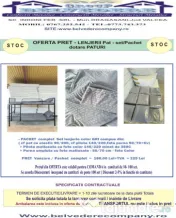 Din stoc paturi metalice etajate diverse modele!