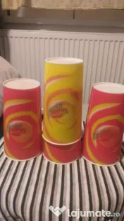 Pahare plastic pepsi și mirinda 
