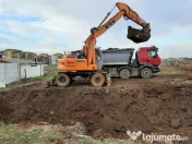 Inchiriere buldoexcavator cu picon, utilaje construct Bucuresti, Ilfov. 