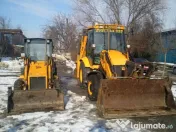 Inchiriere buldoexcavator cu picon, utilaje construct Bucuresti, Ilfov. 