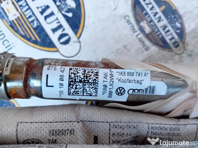 Airbag cortina stanga Volkswagen Scirocco 2010