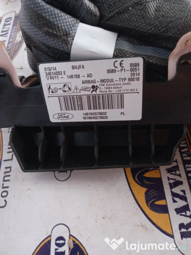 Airbag cortina dreapta Ford B-MAX 2014