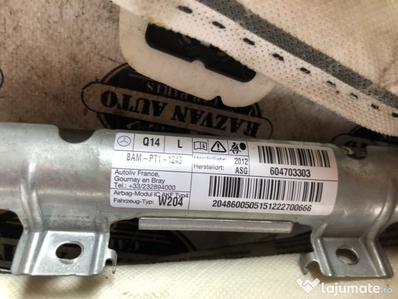 Airbag cortina stanga Mercedes C-Class W204 2012