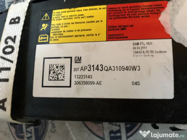 Airbag scaun dreapta fata Opel Insignia A 2011