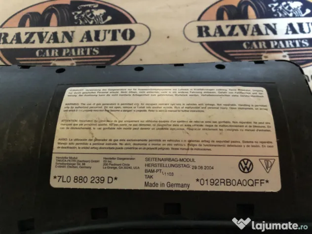 Airbag scaun stanga fata Volkswagen Touareg 2005