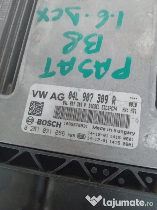 Calculator motor Volkswagen Passat B8 1.6 Motorina