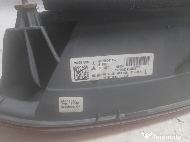 Stop stanga aripa Mercedes C Class W205 2015