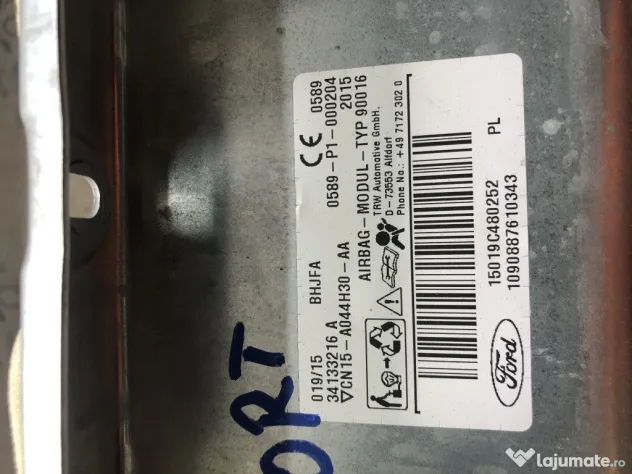 Airbag pasager Ford Ecosport 1.0 Benzina 2015